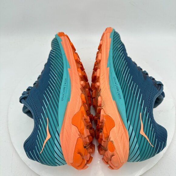 Hoka One One Torrent 2 Women Size 7 1110497-RTCN Real Teal Cantaloupe Shoes - Picture 6 of 11
